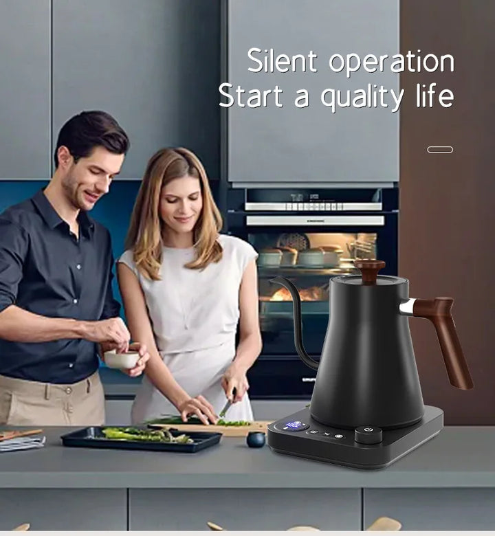 Skanto | 1200W Intelligent Elektrisk Vannkoker - Goose Neck Hånd Brygget Kaffe-kanne for Melkepulver & Presis Brygging