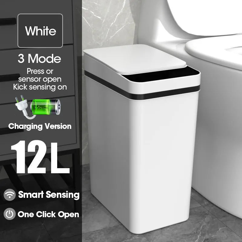 Vanntett Smart Wave Sensor Automatisk Søppelbøtte | Skanto