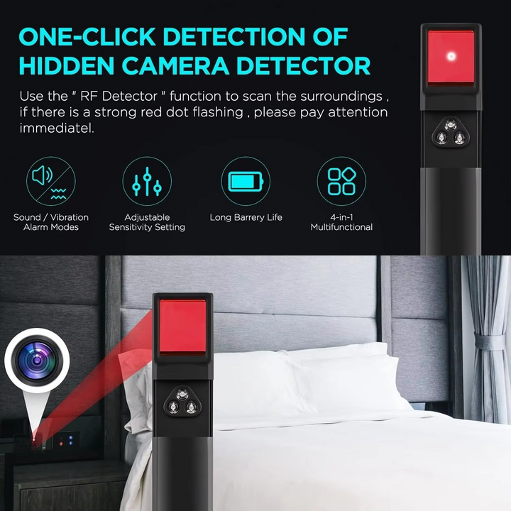 Skanto | Multi-function privacy protector: Discover cameras, GPS, and listening devices