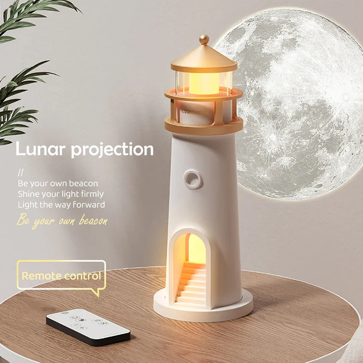 Skanto | Lighthouse Ambient lys Bluetooth Musikk Dimmbar Prosjektion