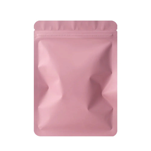Skanto | 100PCS Dobbeltsidige Frosted Mylar Poser - Flat Bunn, Vanntett, Varmeforseglede Aluminiumsfolie Glidelåsposer