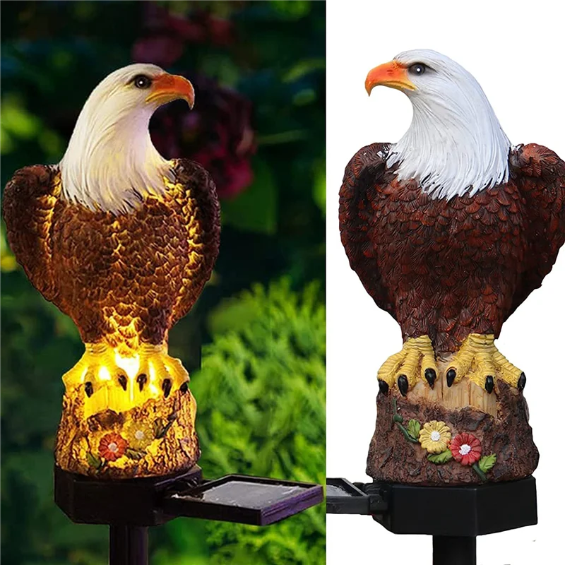 Skanto | Solaroa | Solar Eagle Hage Lampe | LED Dekorativ Lys | Værbestandig