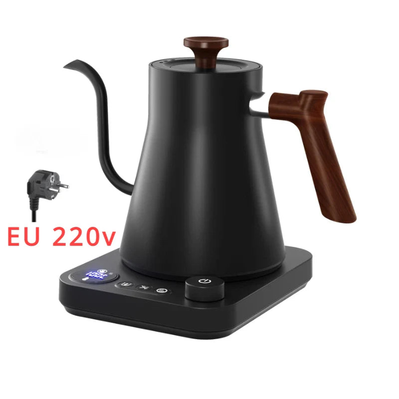 Skanto | 1200W Intelligent Elektrisk Vannkoker - Goose Neck Hånd Brygget Kaffe-kanne for Melkepulver & Presis Brygging