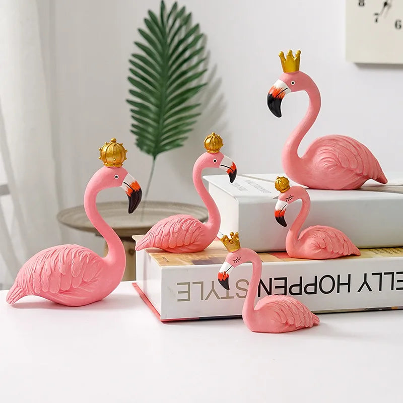 Flamora dekorativ flamingo figur – Eleganse og unik karakter for hjemmet Skanto