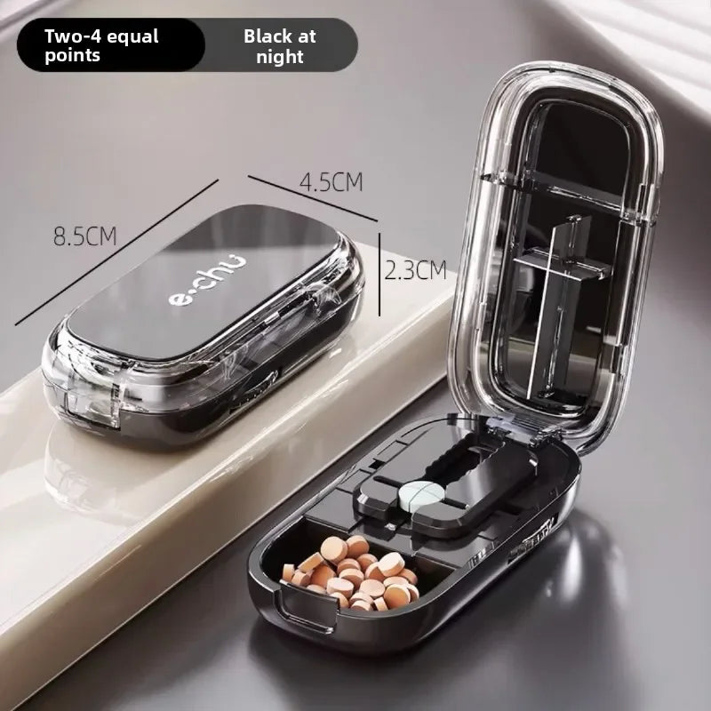 Pocket Size Dustproof Pill Cutter Organizer | Skanto