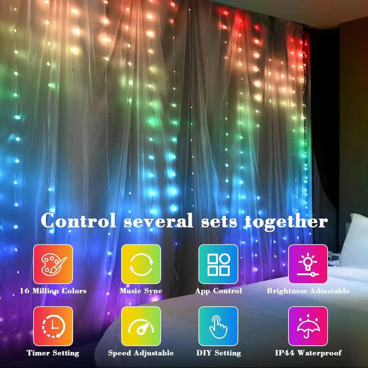 Skanto | Smart LED Gardintrådlys