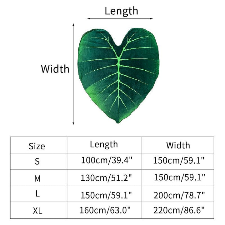 Skanto | Super Soft Giant Leaf Blanket