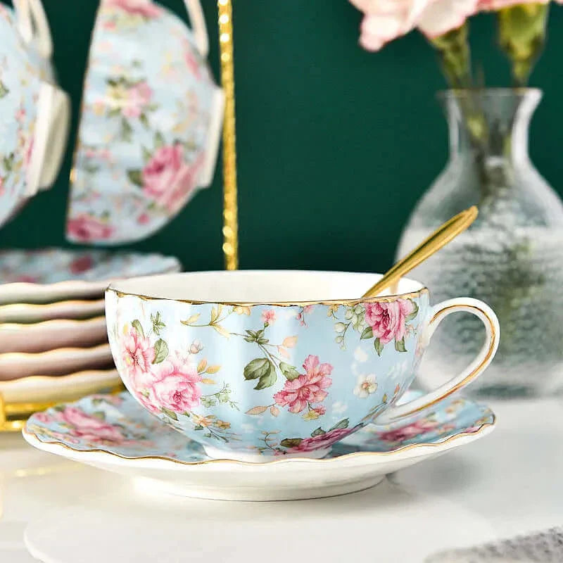 Skanto | Elegant Bone China Porcelain Coffee Cup - Luksuriøs og Unik Design