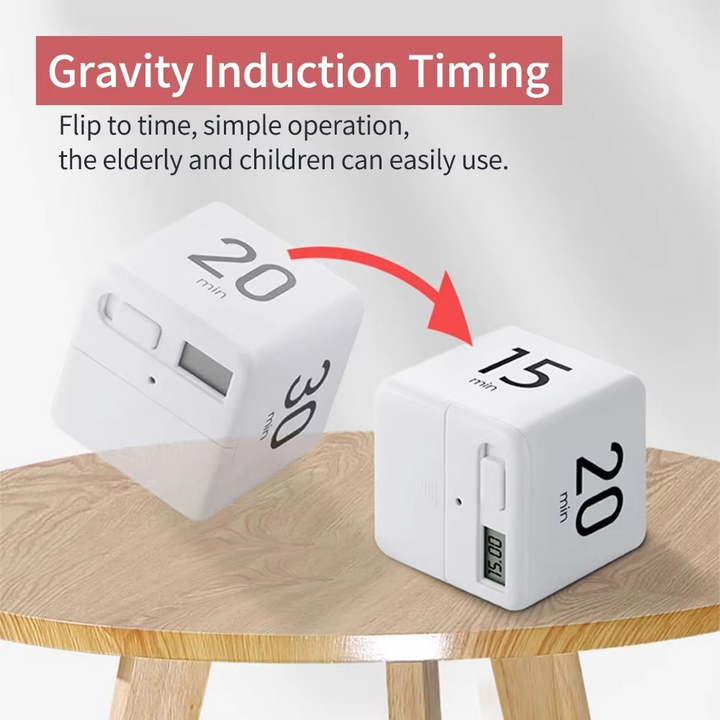 Skanto | Hexagon Magnetisk Visuell Flip Timer - Stille, Smart, og Effektiv