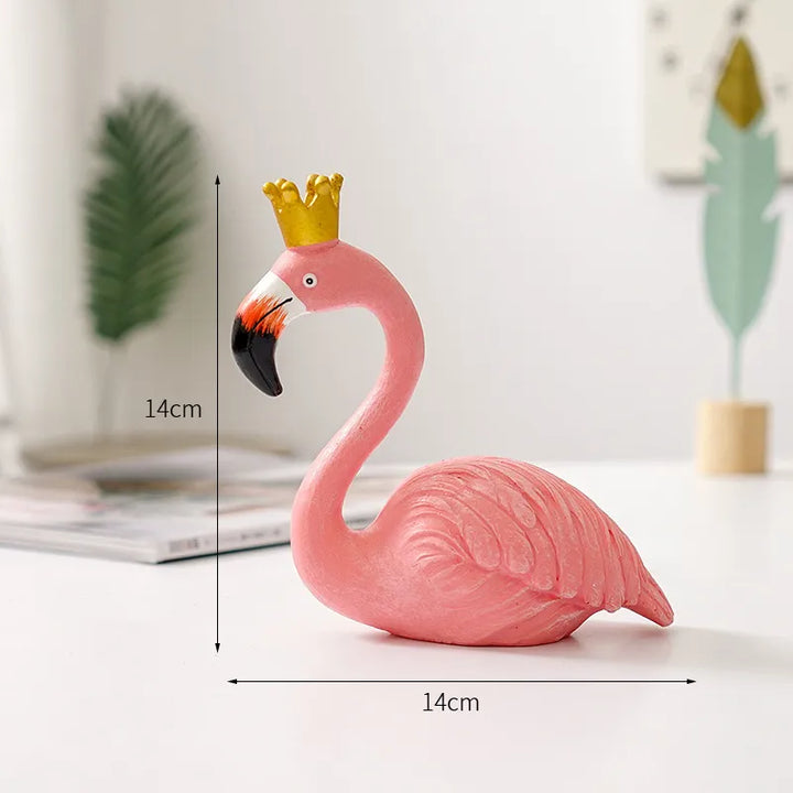 Flamora dekorativ flamingo figur – Eleganse og unik karakter for hjemmet Skanto