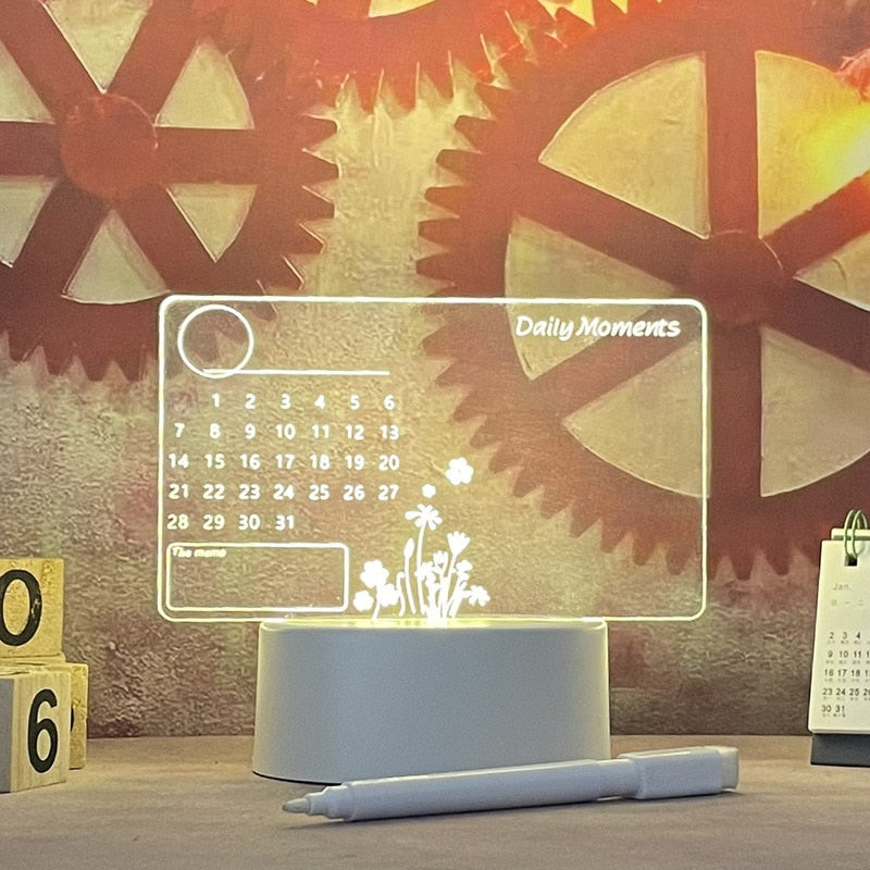 Skanto | Kreativ Notatbrett Led Bordlampe