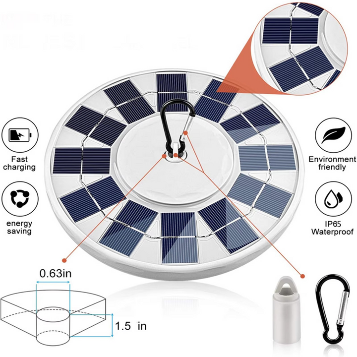 Skanto | Elite Solcelledrevet LED-Flaggstang & Utendørslys
