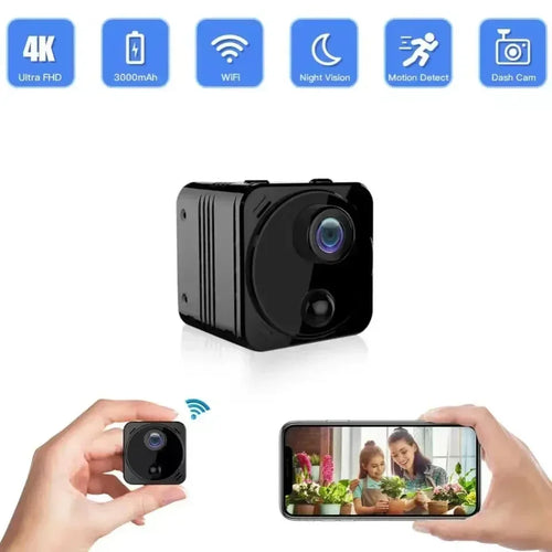 Skanto | Mini Spy HD WiFi Bevegelsesdeteksjon Sikkerhetskamera