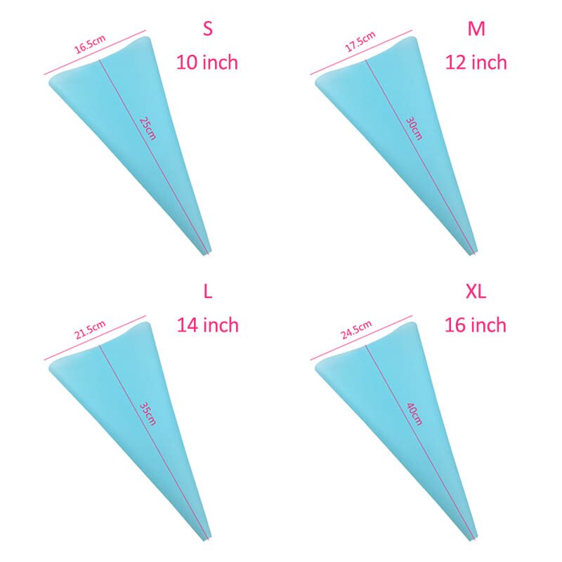 Skanto | 4Pcs Diy Gjenbrukbar Kake Icing Pose