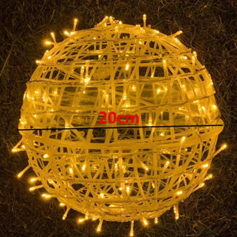Skanto | Sphere - Rattan Festbelysning