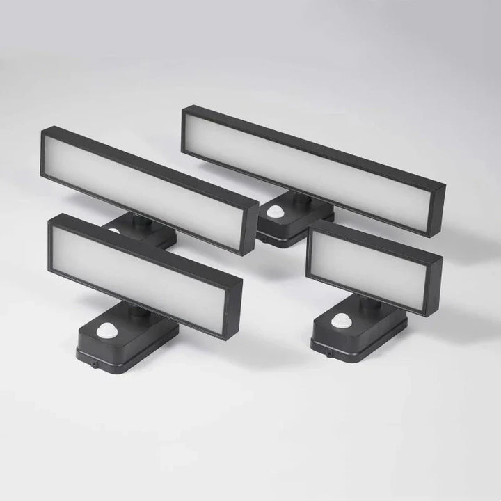 Skanto | LED Utendørs Vegglampe VarioLux | Bevegelsessensor & IP65 | Rotérbar | 30–50 cm