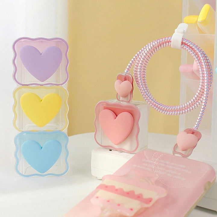 Skanto | Transparent Love Laderkabel Beskyttelsesdeksel
