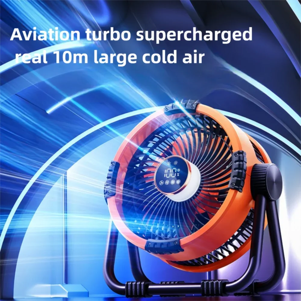 Norvo | AEROLIA NightCool | 4-i-1 Vifte & Nattlys | 20000mAh Batteri | Brukbar Hengende & Stående