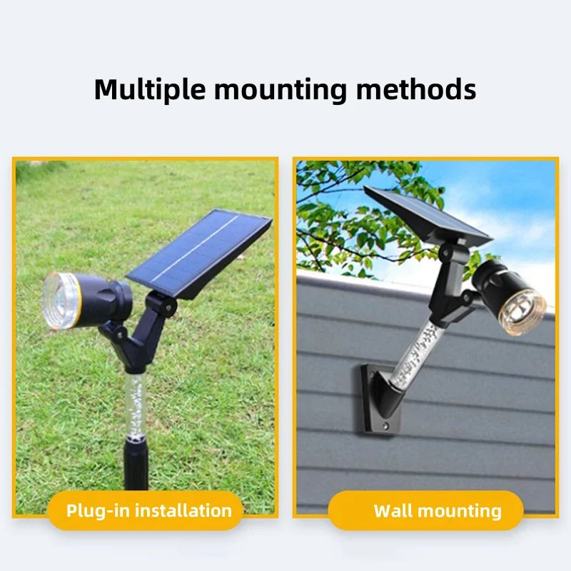 Solar-LED-hagehus-utenfor-vei-spotlights