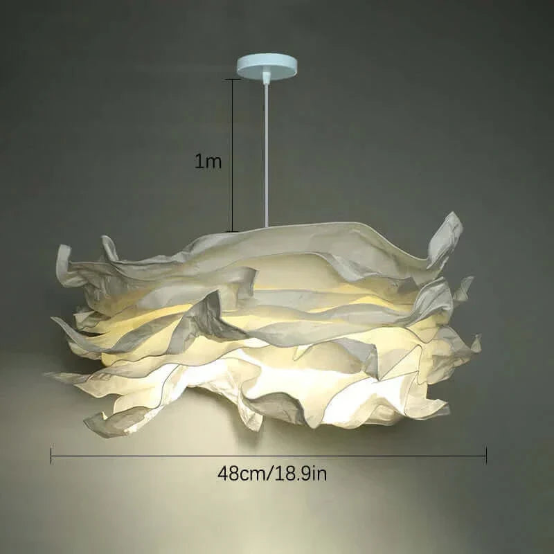 Skanto | Ull-lignende Papir Lampskjerm opptil 70 cm bred