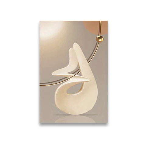 Modern Aesthetics Abstract Still Life Wall Art Fine Art Canvas Print Light Luxury Pictures for Living Room Dining Room Home Office Decor | Skanto
