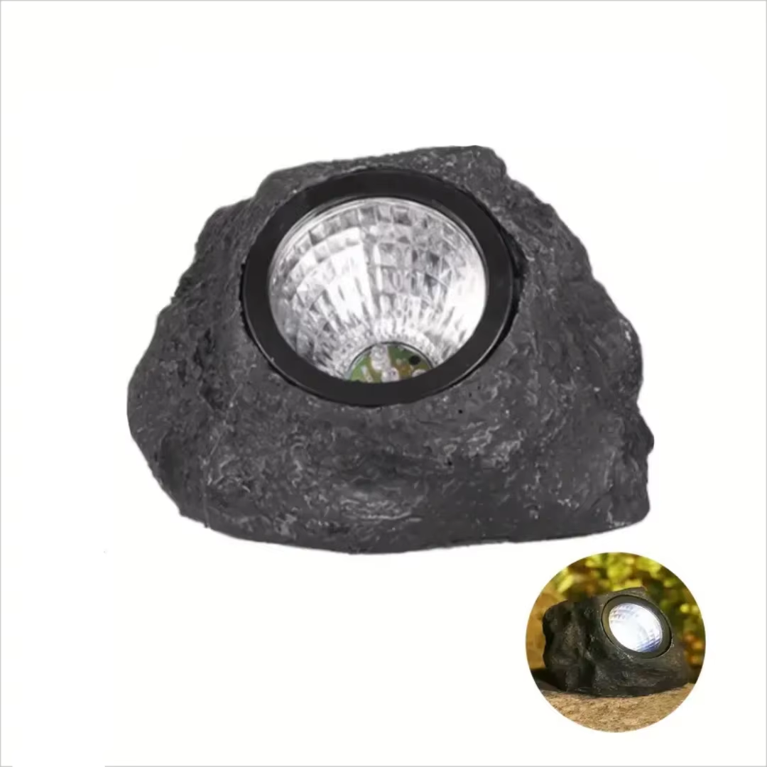 Solarbetriebener LED-Steinstrahler for Gartengestaltung