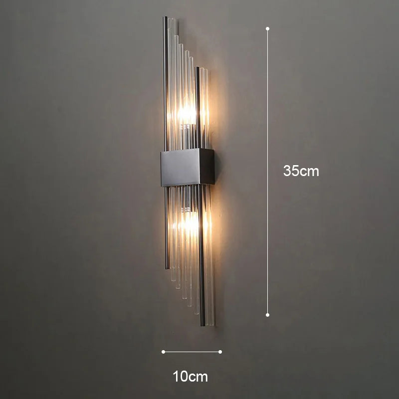Garduru Elegant LED Vegglampe | Luksuriøs Gulldesign | Stilig Veg belysning