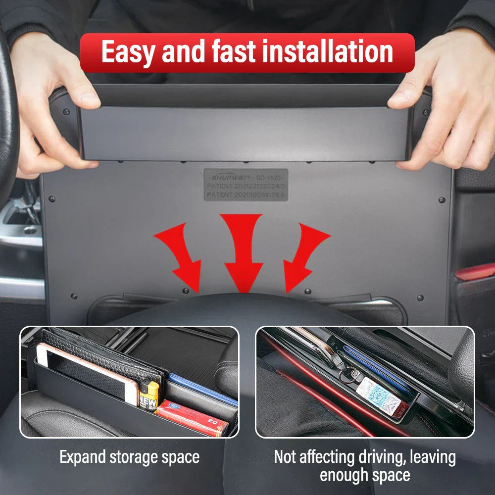 Skanto | 2 I 1 Bilstyring Spise med Sete Gap Organizer