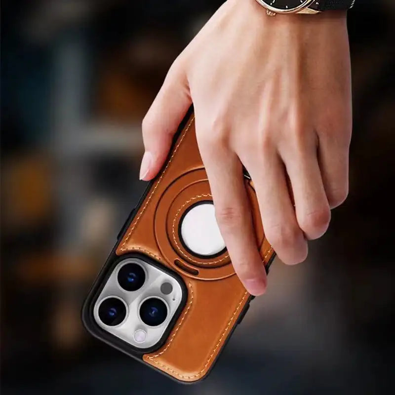 Skanto | Magnetisk iPhone-deksel med usynlig ringholder