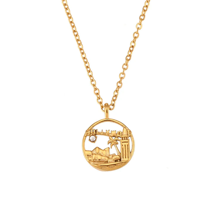 Skanto | 18k Landmark Adventures Reisende Halskjede