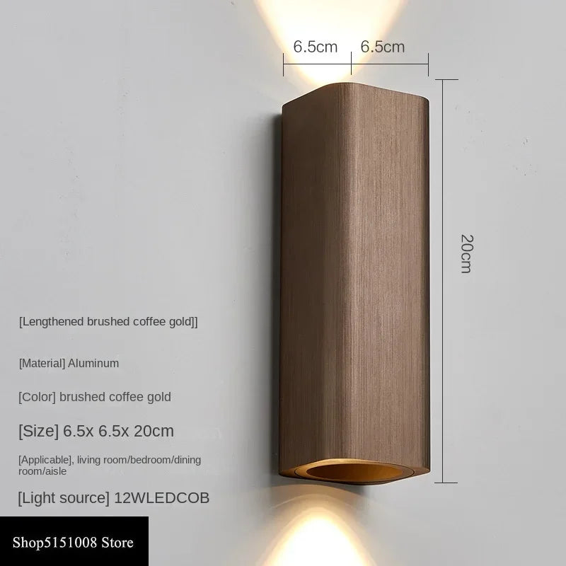 LumiGlow - Stillegående LED Vegglampe med Varme og Kjølige Lys | Skanto