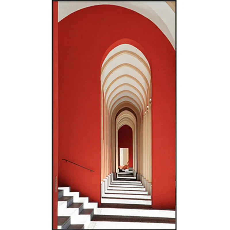 Modern Abstract Minimalist Arch Motifs Architecture Wall Art Fine Art Canvas Prints Pictures for Entry Hall Foyer Living Room Home Office Decor | Skanto