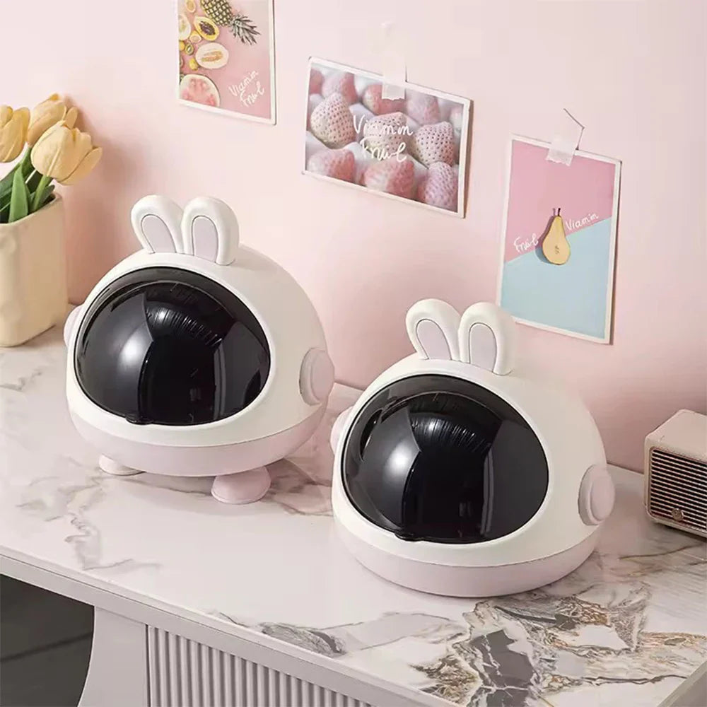 Skanto | Mini Rabbit Desktop Lagringssøppelkurv