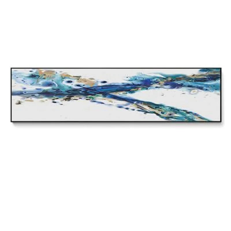 Modern Abstract Wide Format Wall Art Fine Art Canvas Print Pictures for Living Room Over Sofa Art for Bedroom Over Bed | Skanto