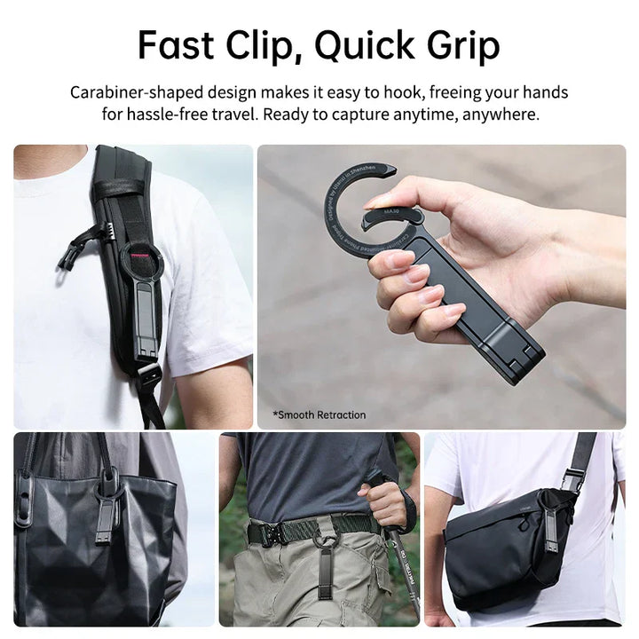 Skanto | Pocket Size Clip-On Magnetisk Sammenleggbart Stativ