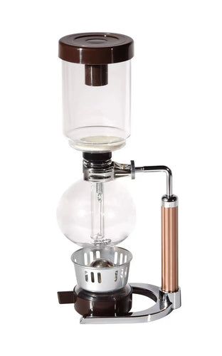 Skanto | Siphon Kaffebrygger Sett | 3/5 Kopper & Barista Tilbehør | Elegant Design