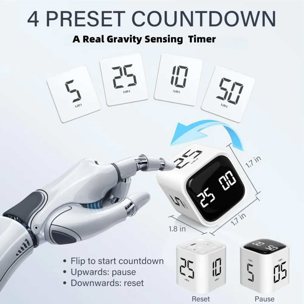 Skanto | Mini Cube Flip Digital Timer