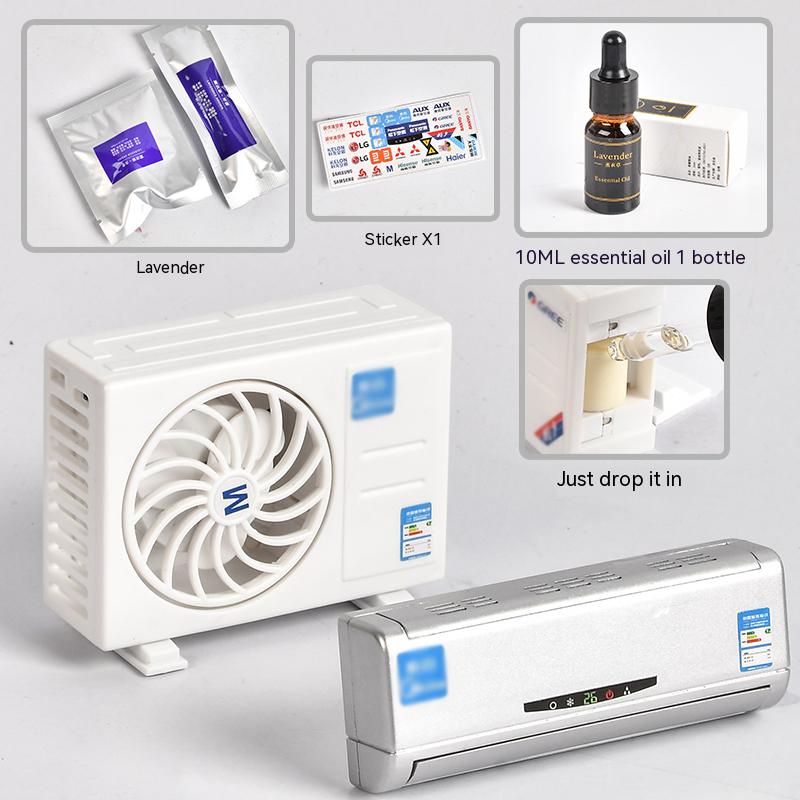 Skanto | Mini Solenergi AC Bil Aromaterapi Dekor