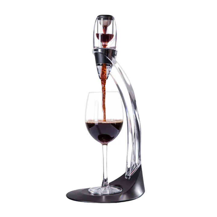 Skanto | VinaLuxe Vinluftingsapparat med filter | Umiddelbar full aroma | Mykere tanniner | Moderne design