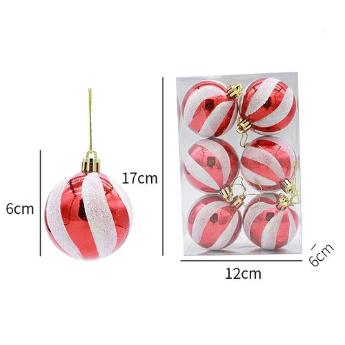 Elegant Snøfnugg Julekulene Sett – Høy-kvalitets julepynt i rødt, hvitt og gull, perfekt for festlig tredekorasjon til jul | Skanto