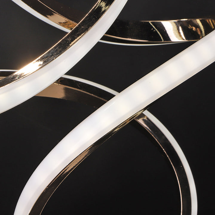 Skanto | SpiralGlow – Elegant LED Bordlampe med Koselig Varmt Lys