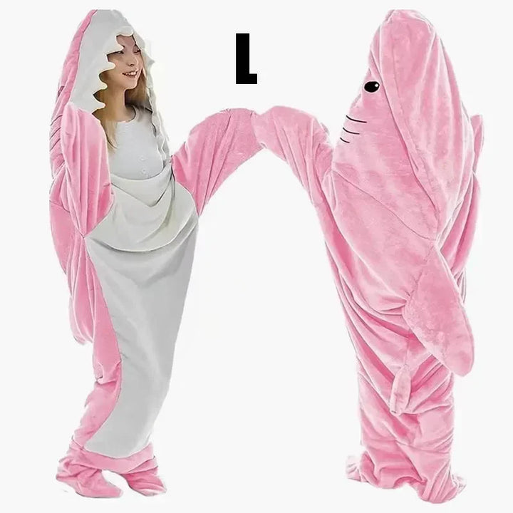 Snuggly Shark Koselig Hettegenser Epleteppe | Skanto