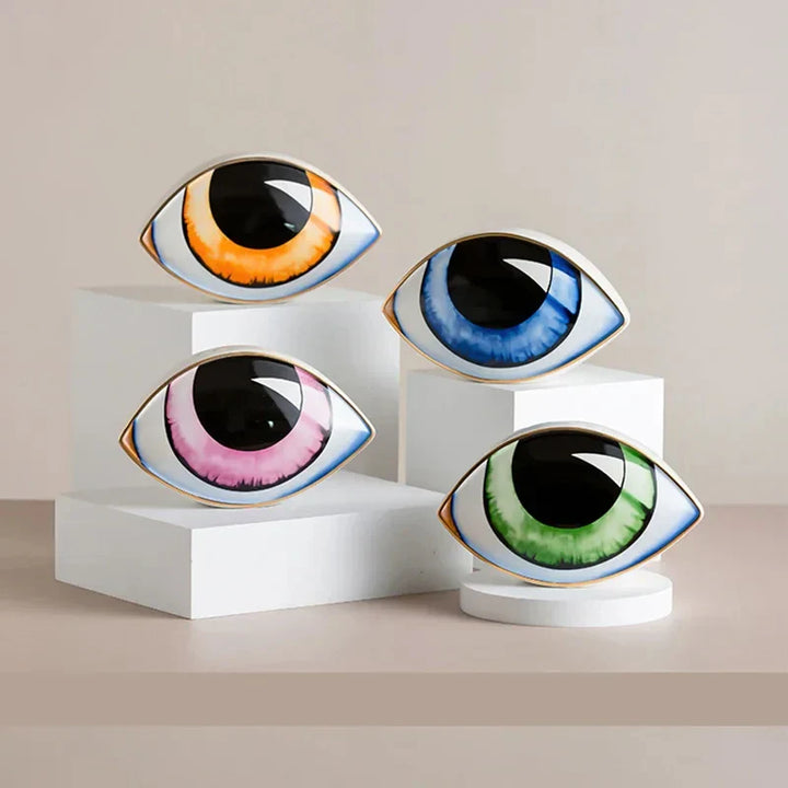 Skanto | Mystic Eye Skulptur Keramisk Hjem Dekor