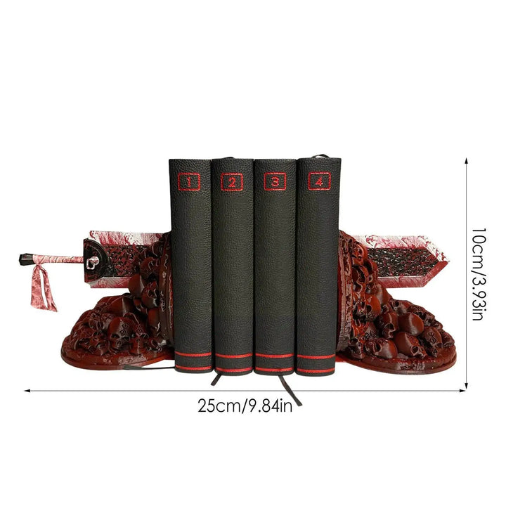 Skanto | Berserk Bokstøtter Furious Bokstøtter Dragejeger Harpiks Håndverk Studie Kunst Dekorativ Ornament Hjem Skrivebord Bokhylle T4z7