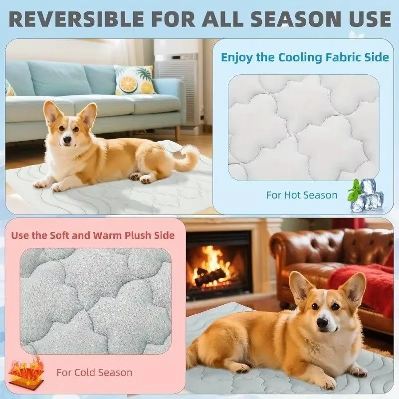 Skanto | Ultimate Cooling Pet Mat for Cats & Dogs - Comfortable & Durable Sleeping Pad