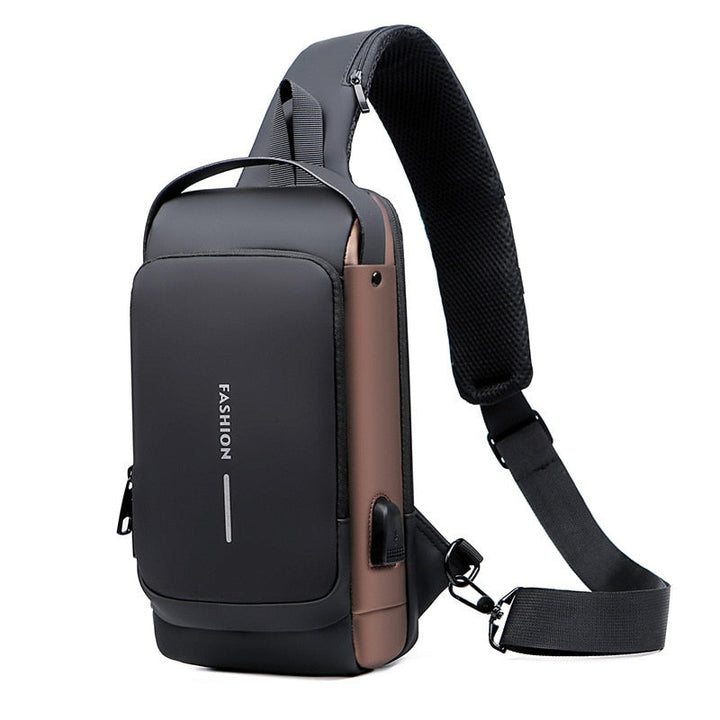 Skanto | Crossbody Lærred Anti-tyveri Vanntett Bag