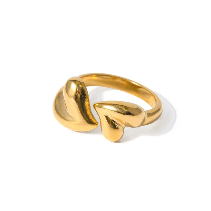 Skanto | Elegant Justerbar Kjærlighets Hjerte Ring