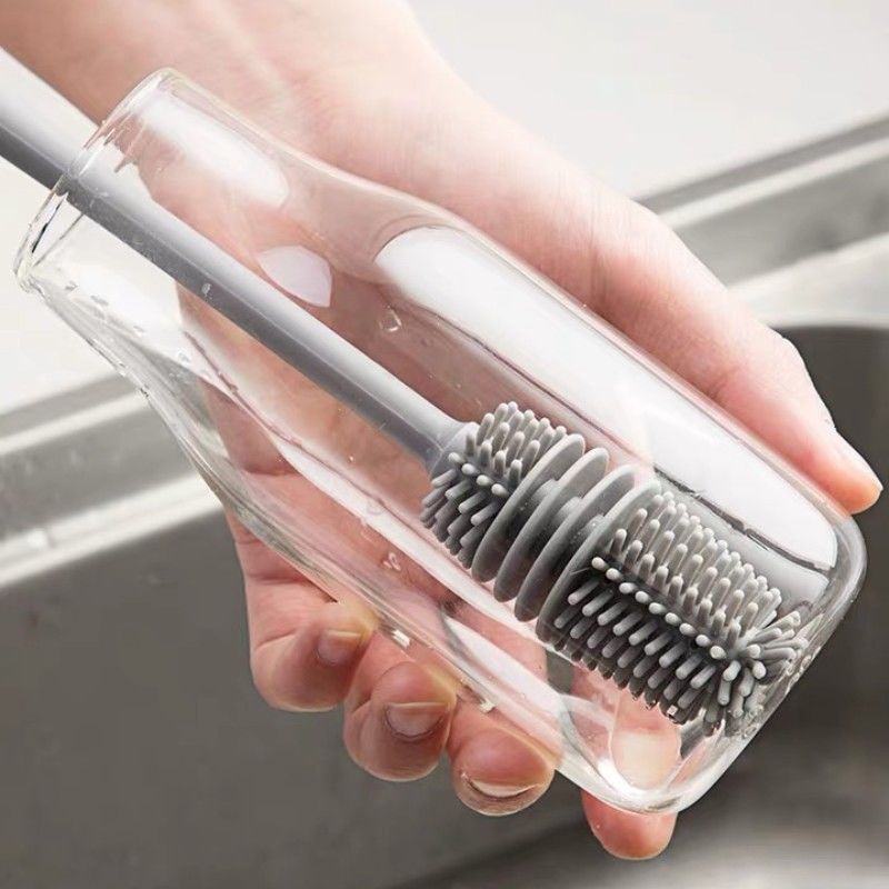 BrushMaster – Silikon oppvaskbørste for flasker og glass Skanto