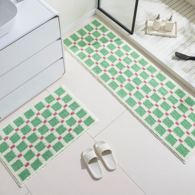 Lang Tufting Gitter Bade Matte | Skanto