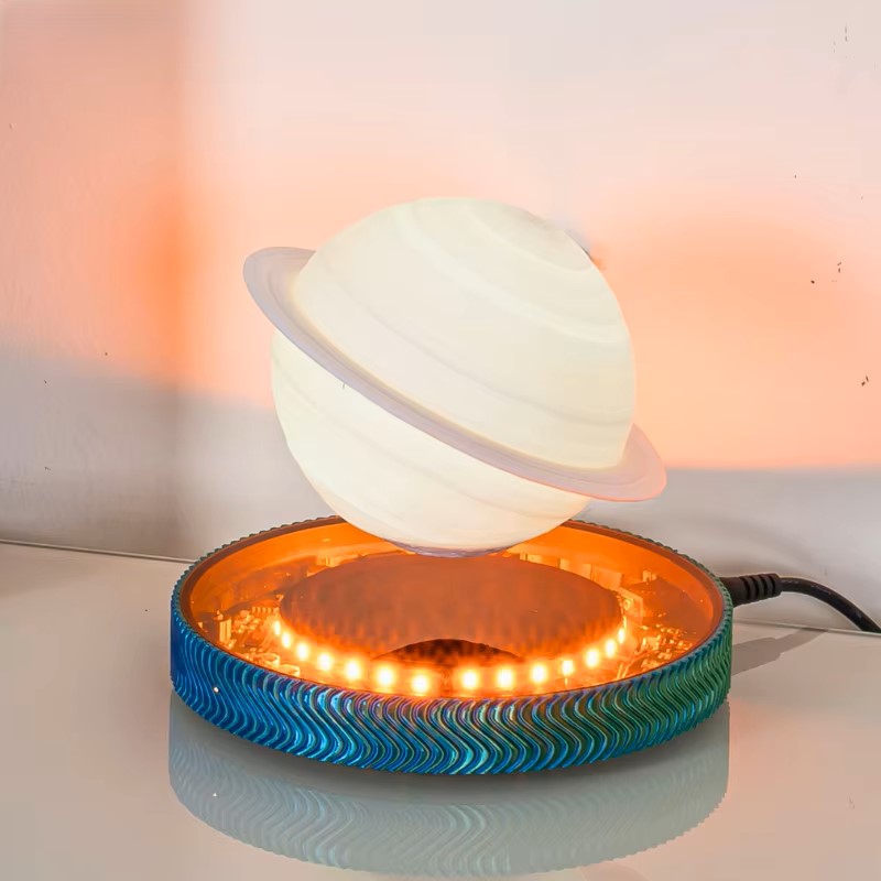 Skanto | 3D Saturn Space Lover Magnetisk Flytende Lampe